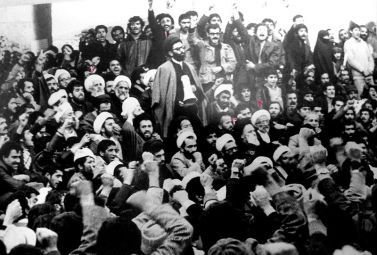 رهبری، جنتی و آیت الله موسوی اردبیلی در تظاهرات انقلاب